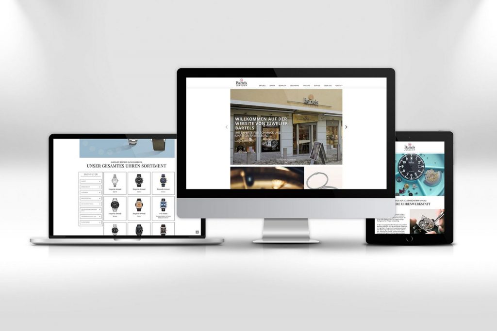 Unsere neue Webseite bei Juwelier Bartels in Ravensburg