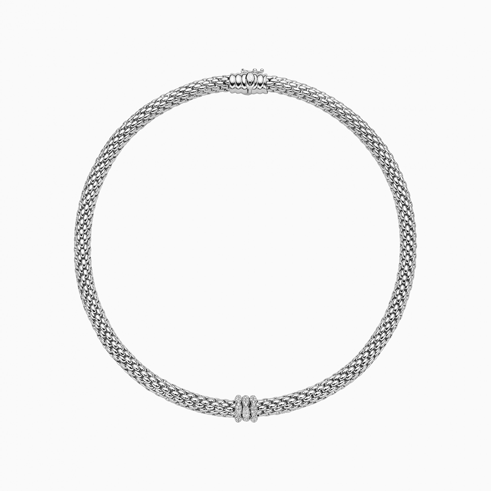 Fope Love Nest Collier mit Pavébesatz 45114CX-PB bei Juwelier Bartels in Ravensburg