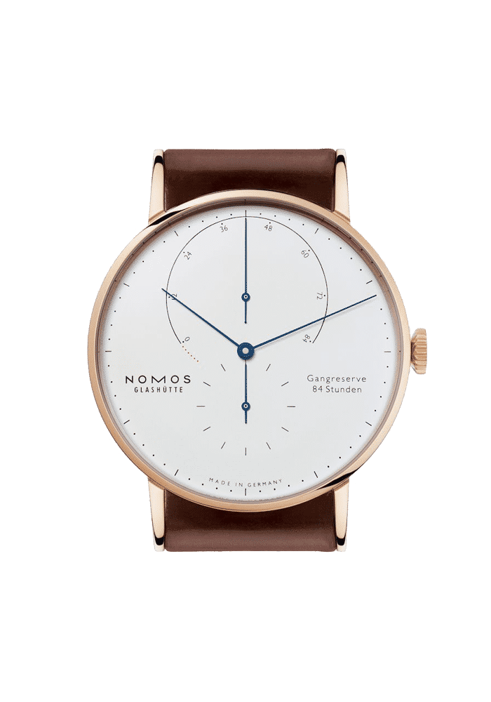 NOMOS Glashütte Lambda Roségold mit gebläuten Zeigern 932 in Ravensburg