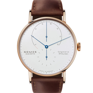 NOMOS Glashütte Lambda Roségold mit gebläuten Zeigern 932 in Ravensburg