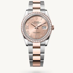 rolex Datejust in Rolesor Everose (Kombination aus Edelstahl Oystersteel und Everose-Gold)