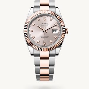 rolex Datejust in Rolesor Everose (Kombination aus Edelstahl Oystersteel und Everose-Gold)