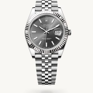 rolex Datejust in Rolesor weiß (Kombination aus Edelstahl Oystersteel und Weißgold)