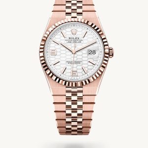 rolex Land-Dweller in 18 Karat Everose-Gold