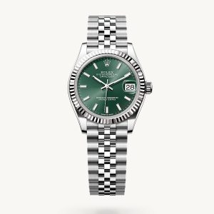 rolex Datejust in Rolesor weiß (Kombination aus Edelstahl Oystersteel und Weißgold)