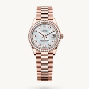 rolex Datejust in 18 Karat Everose-Gold