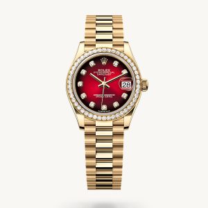 rolex Datejust in 18 Karat Gelbgold