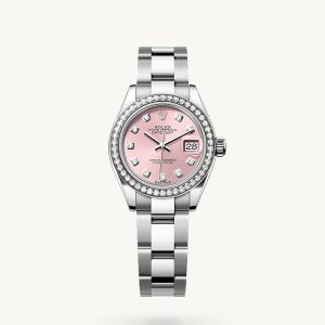 rolex Lady-Datejust in Rolesor weiß (Kombination aus Edelstahl Oystersteel und Weißgold)