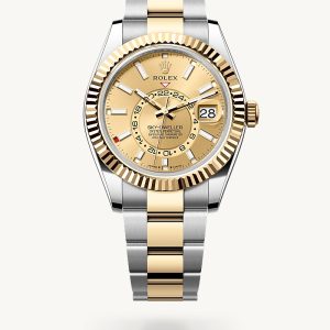 rolex Sky-Dweller in Rolesor gelb (Kombination aus Edelstahl Oystersteel und Gelbgold)