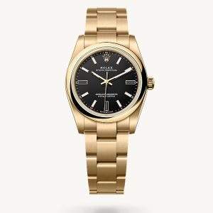 rolex Oyster Perpetual in 18 Karat Gelbgold
