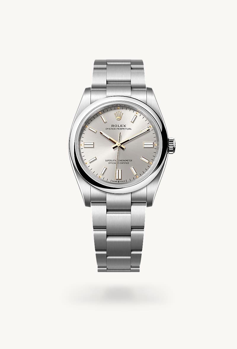 rolex Oyster Perpetual in Edelstahl Oystersteel