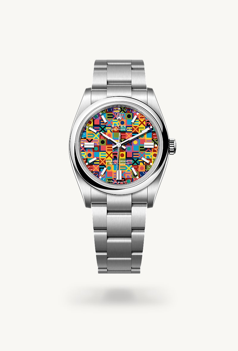 rolex Oyster Perpetual in Edelstahl Oystersteel