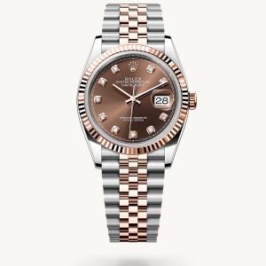 rolex Datejust in Rolesor Everose (Kombination aus Edelstahl Oystersteel und Everose-Gold)