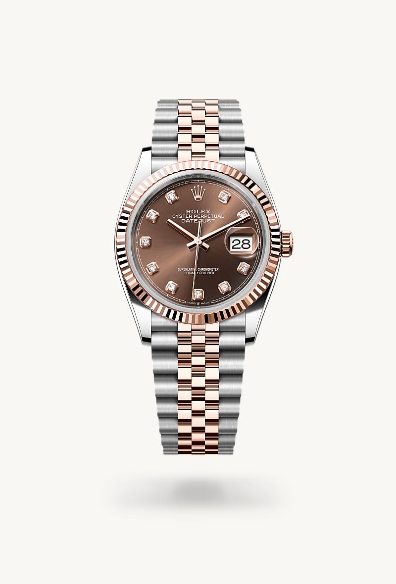 rolex Datejust in Rolesor Everose (Kombination aus Edelstahl Oystersteel und Everose-Gold)
