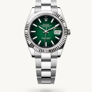 rolex Datejust in Rolesor weiß (Kombination aus Edelstahl Oystersteel und Weißgold)