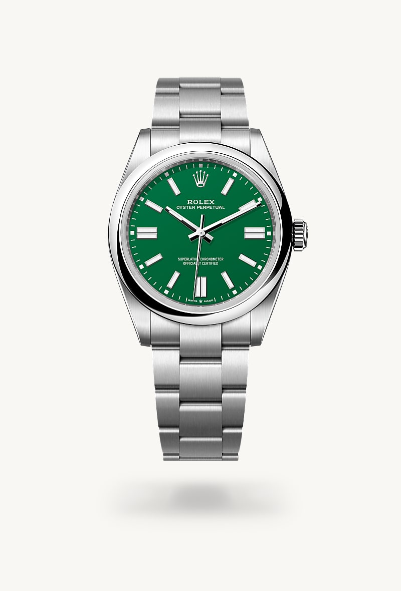 rolex Oyster Perpetual in Edelstahl Oystersteel