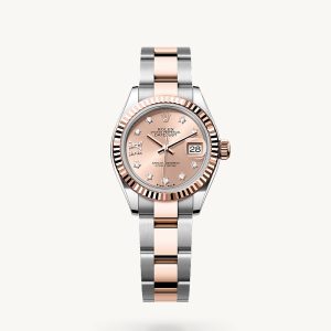 rolex Lady-Datejust in Rolesor Everose (Kombination aus Edelstahl Oystersteel und Everose-Gold)